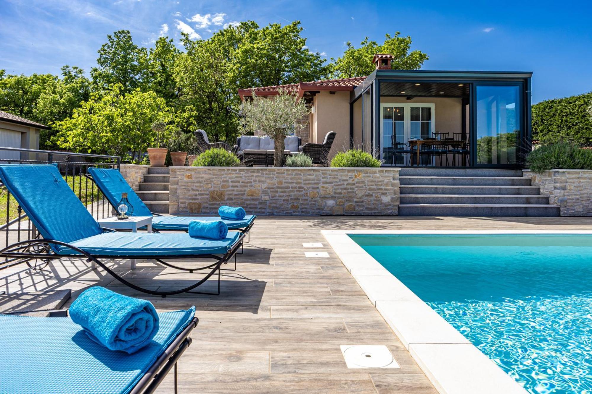 Krasna Kuca Villa Labin  Kültér fotó