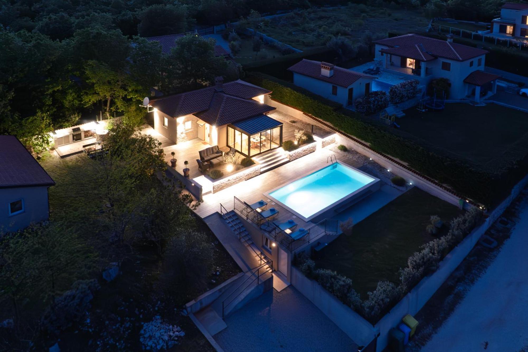 Krasna Kuca Villa Labin  Kültér fotó