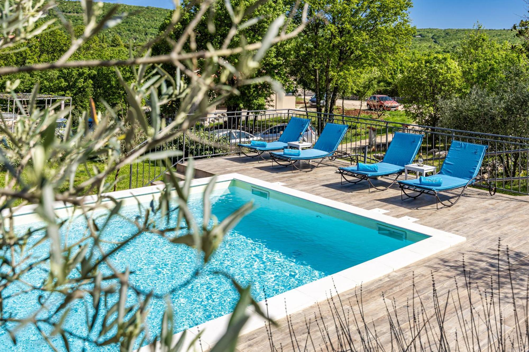Krasna Kuca Villa Labin  Kültér fotó