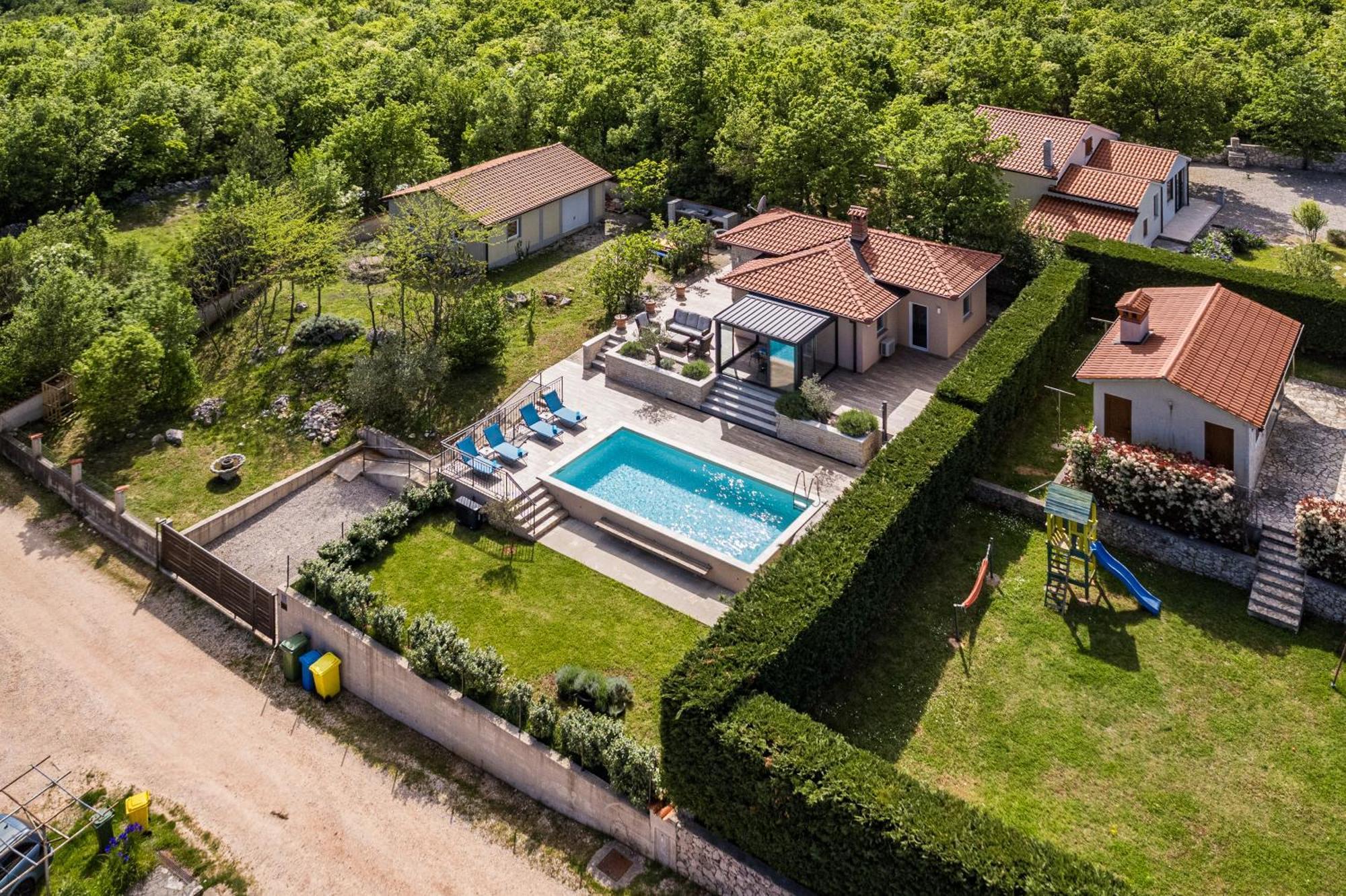 Krasna Kuca Villa Labin  Kültér fotó