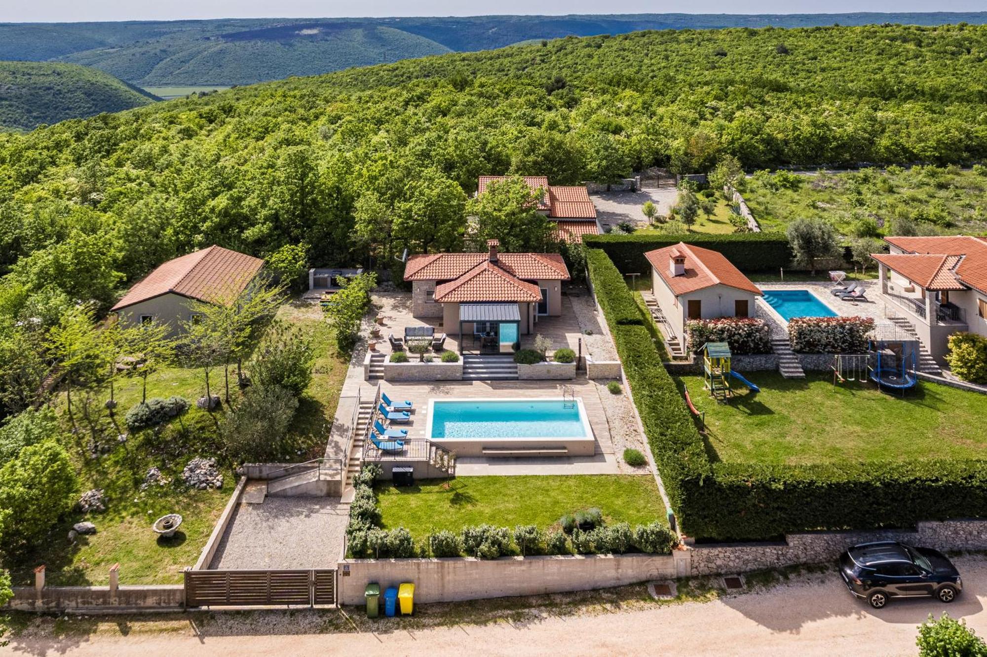 Krasna Kuca Villa Labin  Kültér fotó